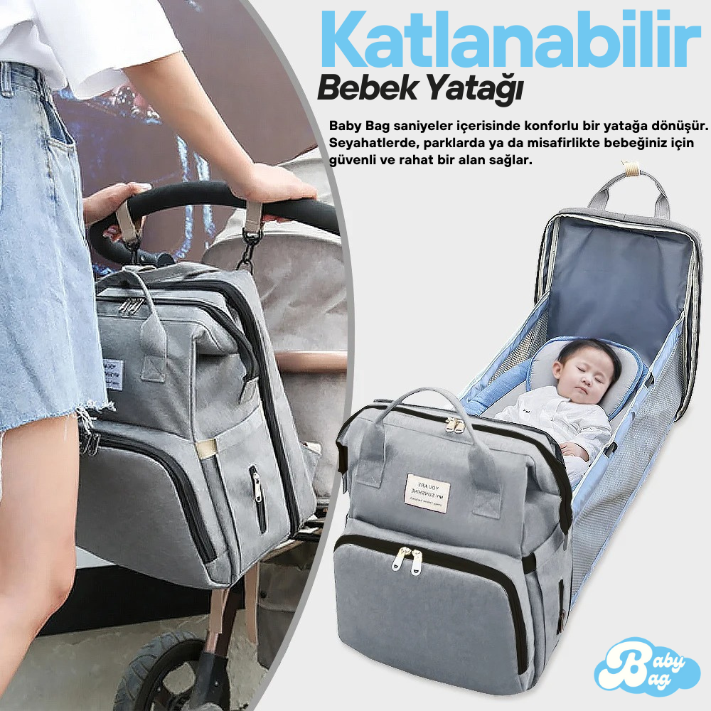 Fonksiyonel Bebek Bakım Sırt Çantası